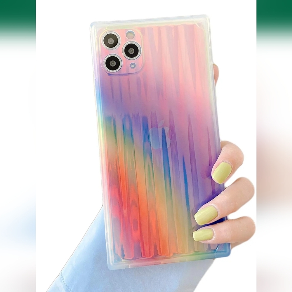 ✨5/$25✨Cocomii Square iPhone 11 Pro Max Case, Holographic rainbow